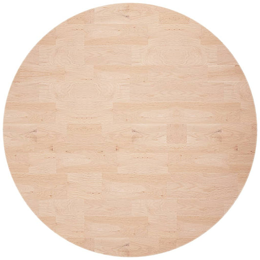 Tafelblad rond Ø60x4 cm onbehandeld massief eikenhout