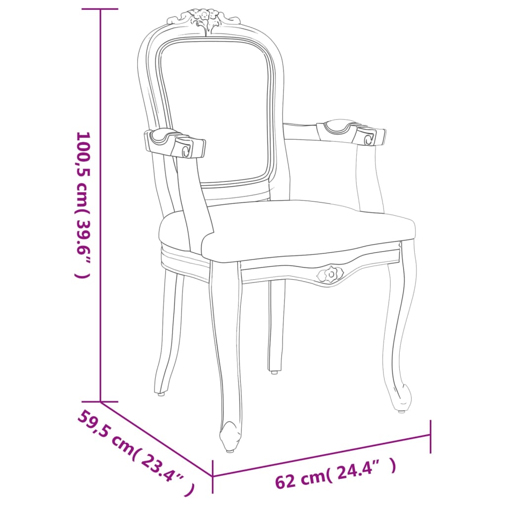 Eetkamerstoelen 2 st 62x59,5x100,5 cm stof donkergrijs