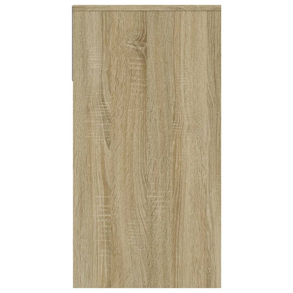 Wandtafel 100x39x75 cm bewerkt hout sonoma eikenkleurig