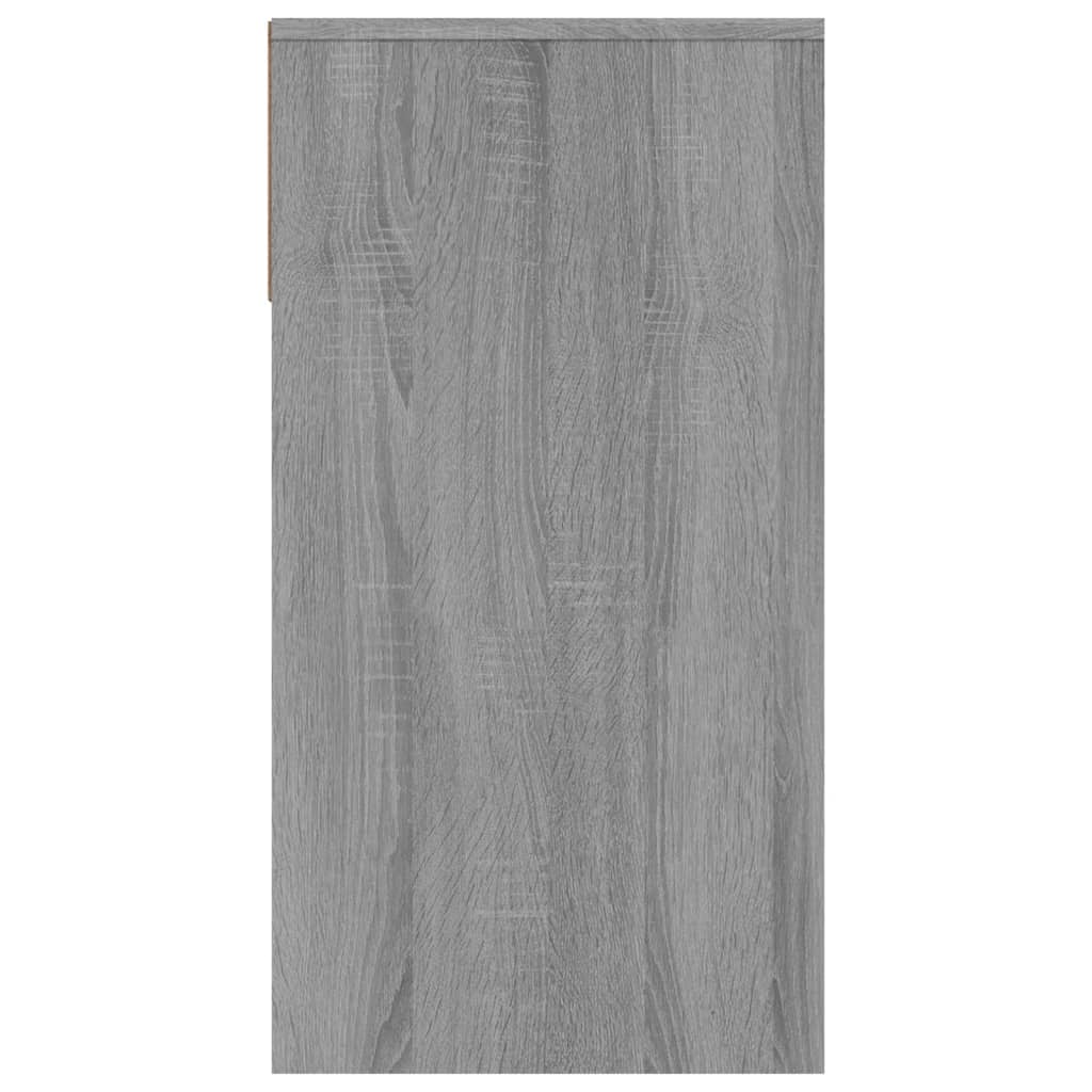 Wandtafel 100x39x75 cm bewerkt hout grijs sonoma eikenkleurig