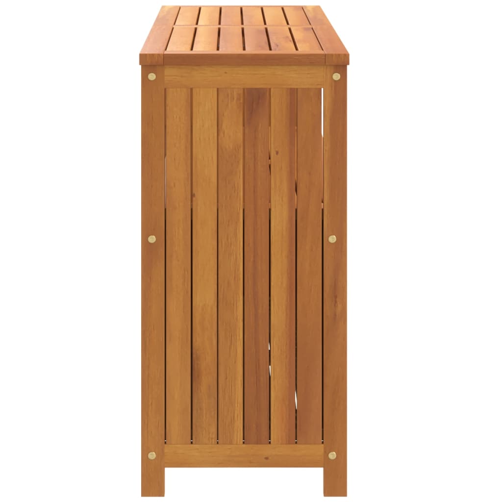 Tuinwandtafel 110x35x75 cm massief acaciahout