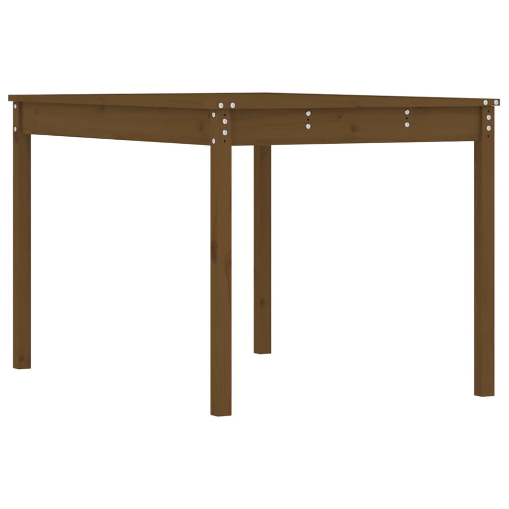 Tuintafel 121x82,5x76 cm massief grenenhout honingbruin