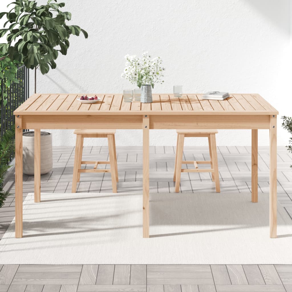 Tuintafel 159,5x82,5x76 cm massief grenenhout