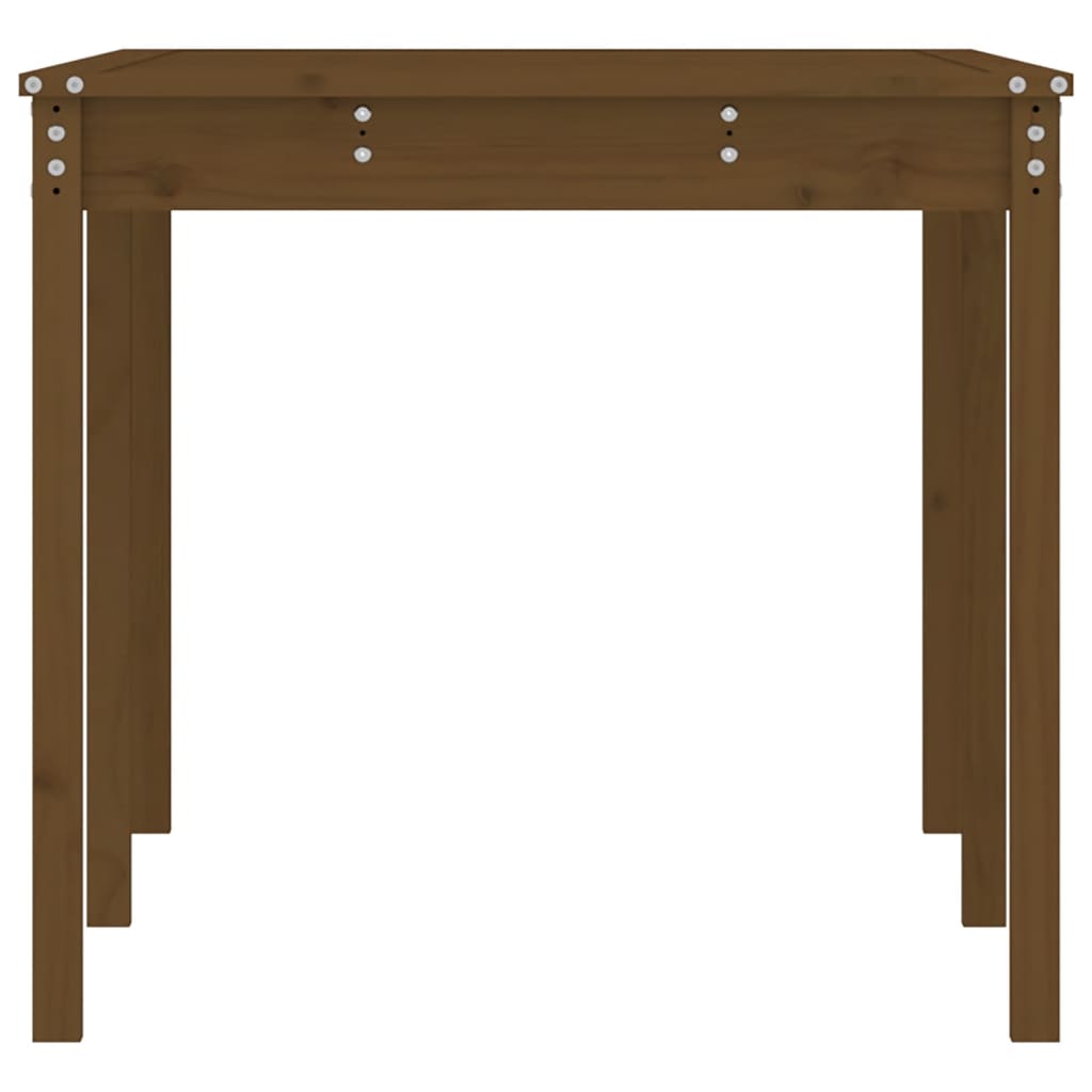 Tuintafel 159,5x82,5x76 cm massief grenenhout honingbruin