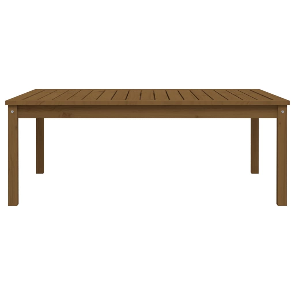 Tuintafel 121x82,5x45 cm massief grenenhout honingbruin