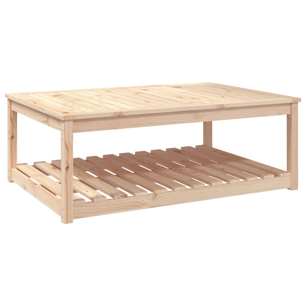 Tuintafel 121x82,5x45 cm massief grenenhout