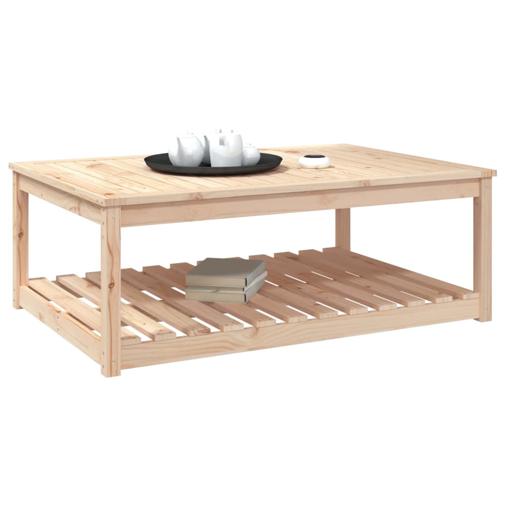 Tuintafel 121x82,5x45 cm massief grenenhout