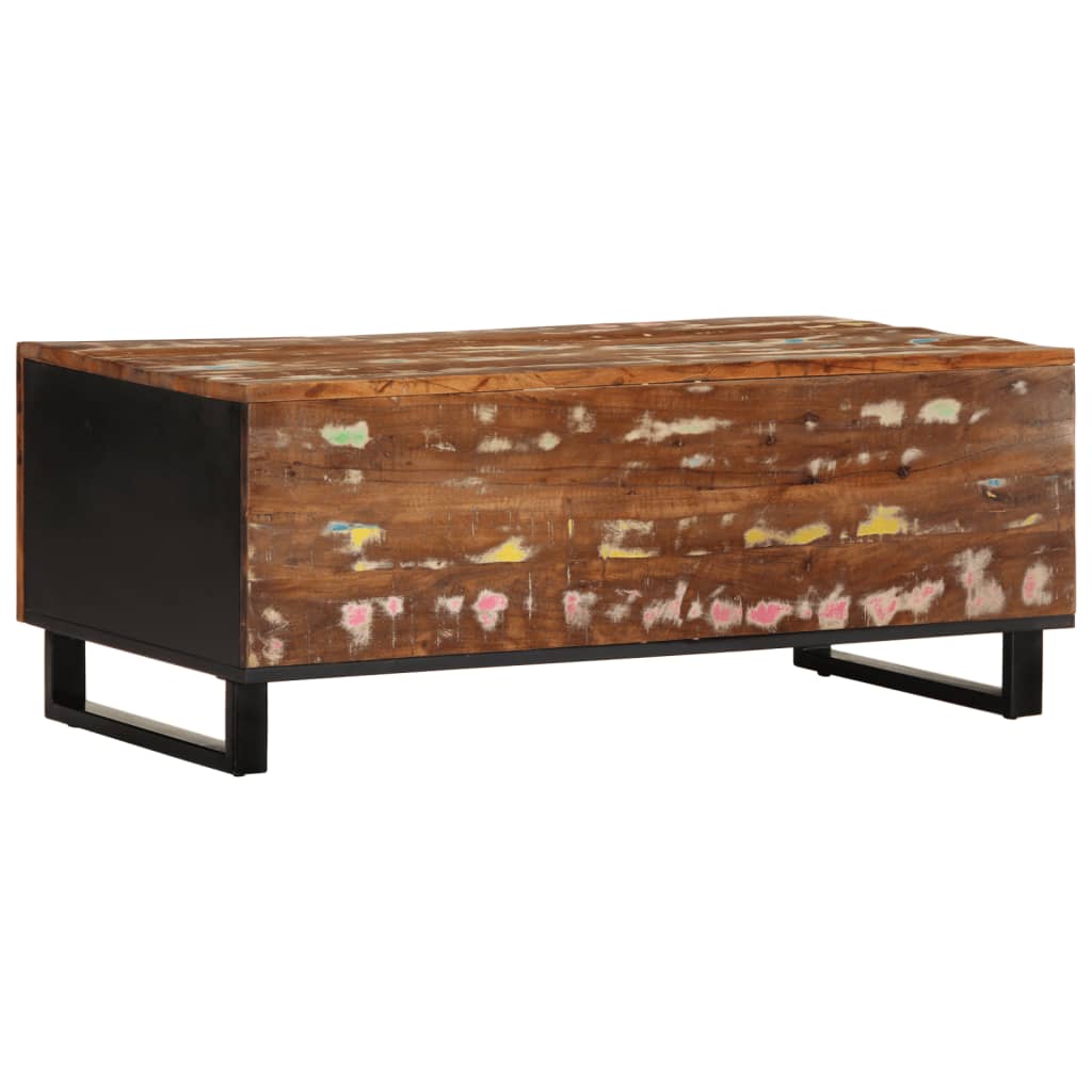 Salontafel 100x54x40 cm massief gerecycled hout en bewerkt hout