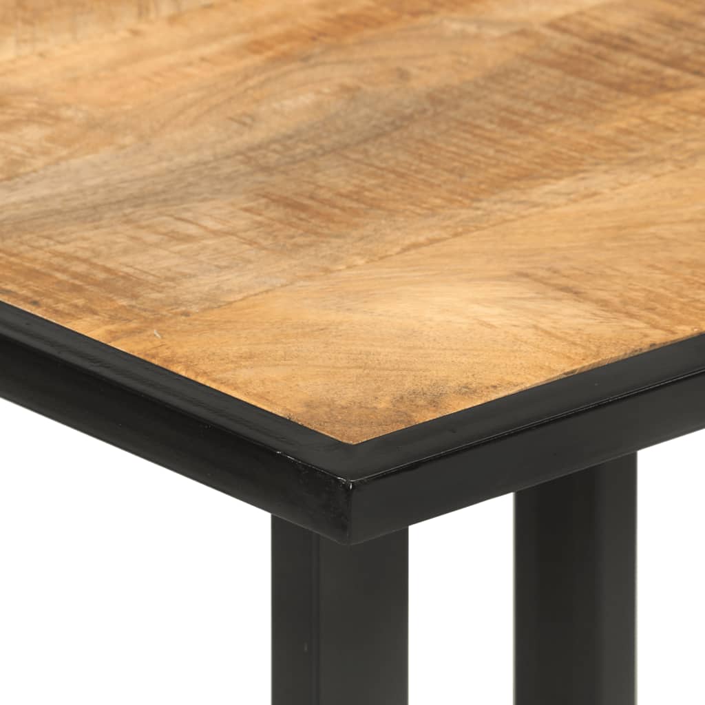 Eettafel 110x55x75,5 cm massief mangohout