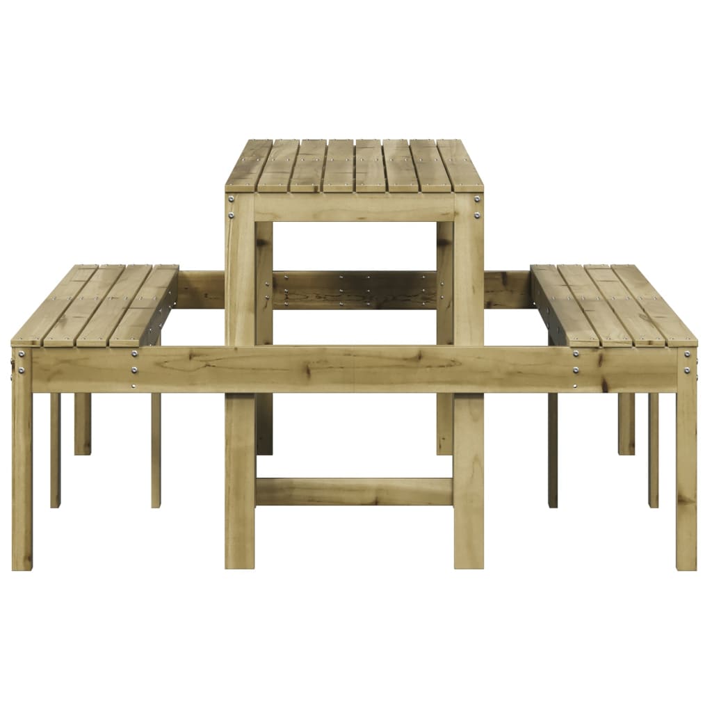 Picknicktafel 160x134x75 cm geïmpregneerd grenenhout