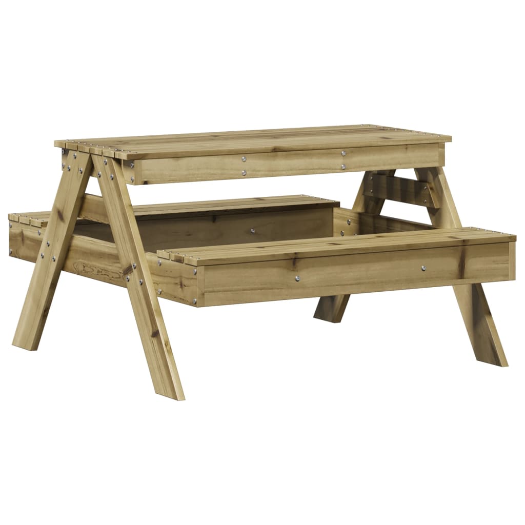 Picknicktafel voor kinderen 88x97x52 cm geïmpregneerd hout