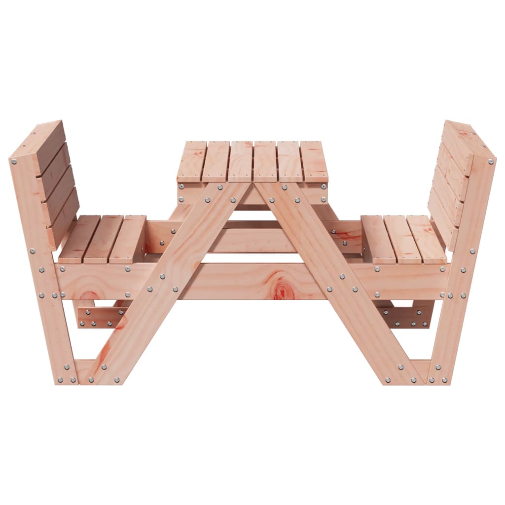 Picknicktafel voor kinderen 88x122x58 cm massief douglashout