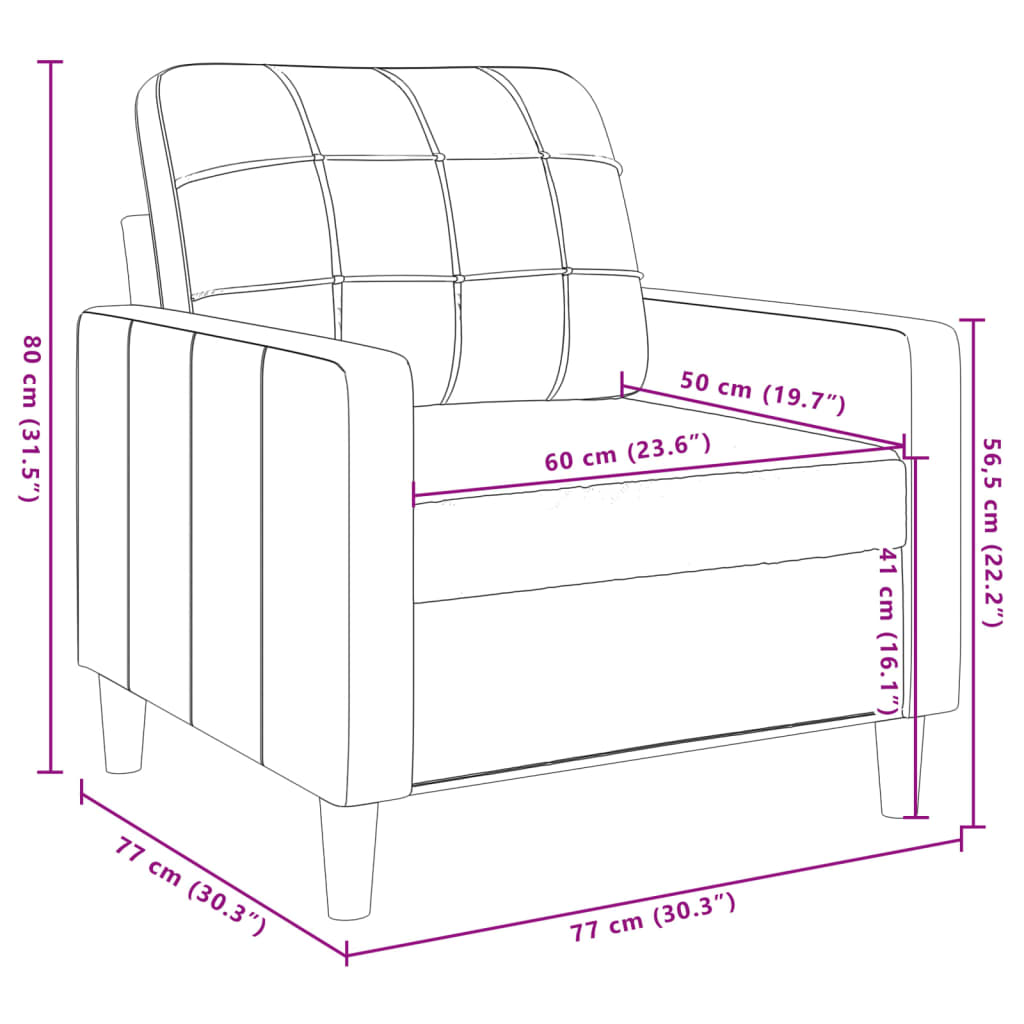 3-delige Loungeset met kussens en bolsters fluweel lichtgrijs