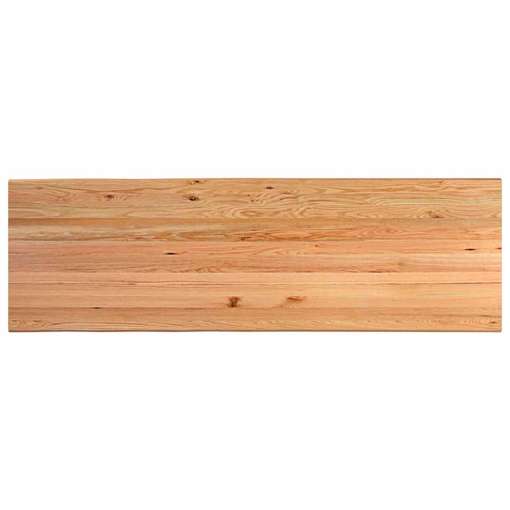 Eettafel rechthoekig 320x100x74 cm massief eikenhout lichtbruin