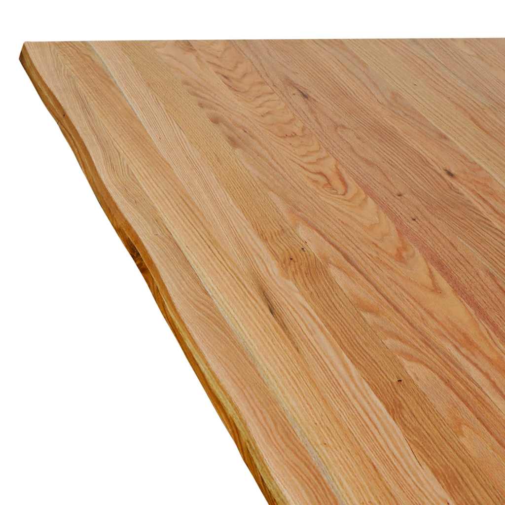 Eettafel rechthoekig 180x80x112 cm massief eikenhout lichtbruin