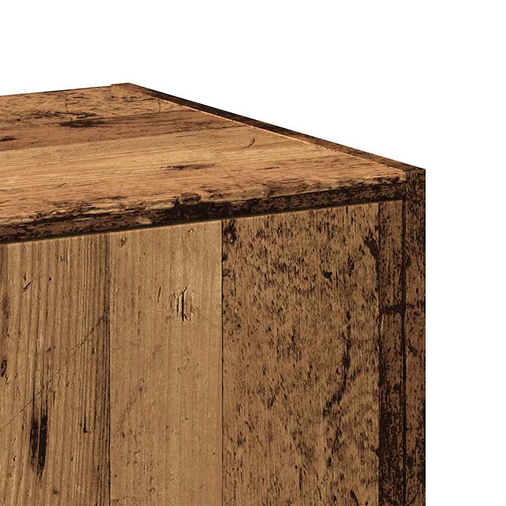 Apothekerskast 40x41x77,5 cm bewerkt hout oud houtkleurig