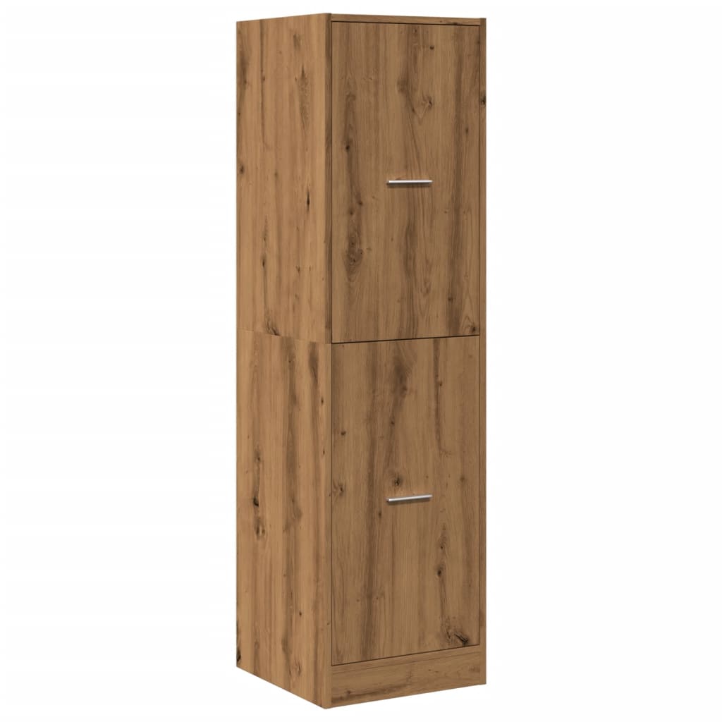 Apothekerskast 40x41x144,5 cm bewerkt hout artisanaal eiken