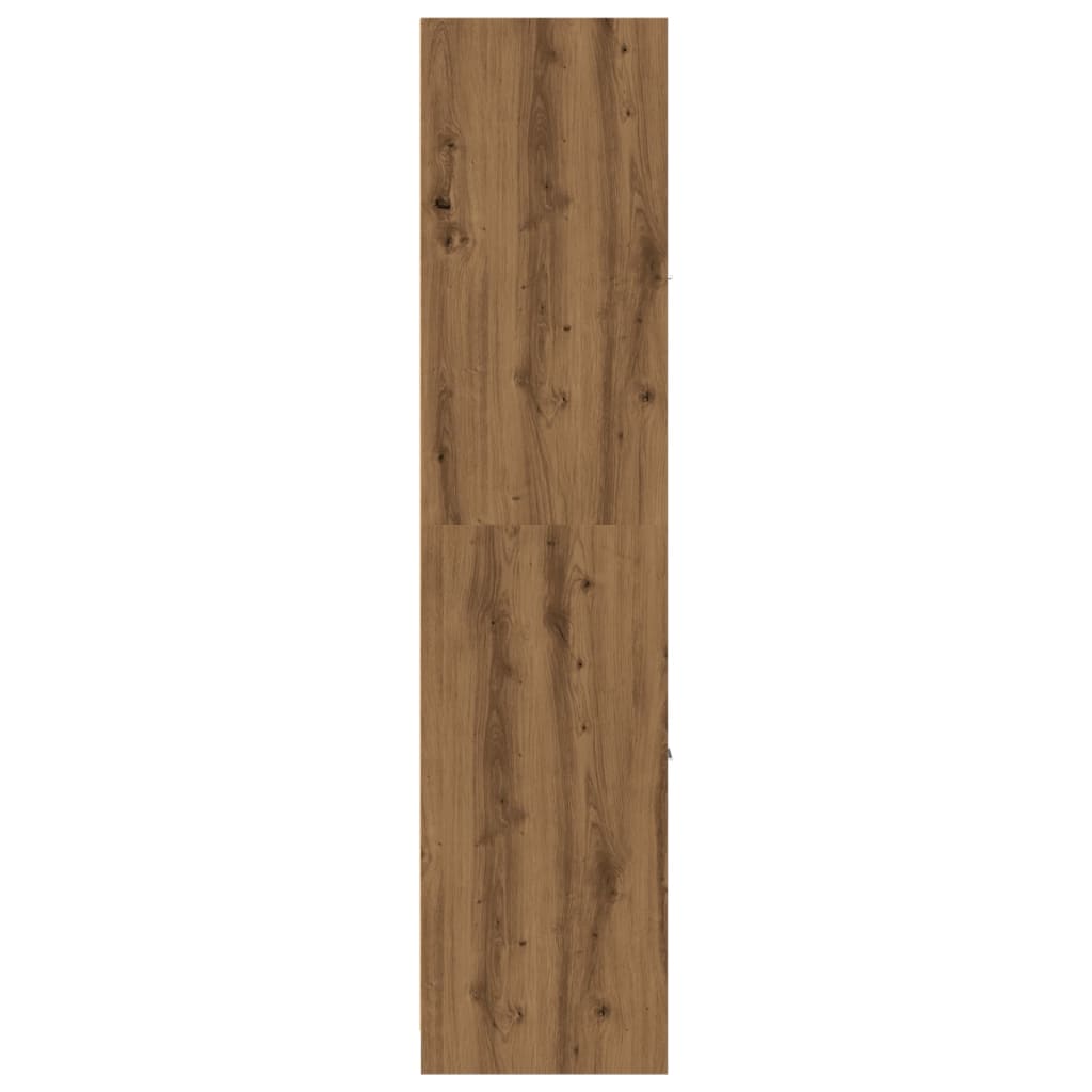 Apothekerskast 40x41x174,5 cm bewerkt hout artisanaal eiken