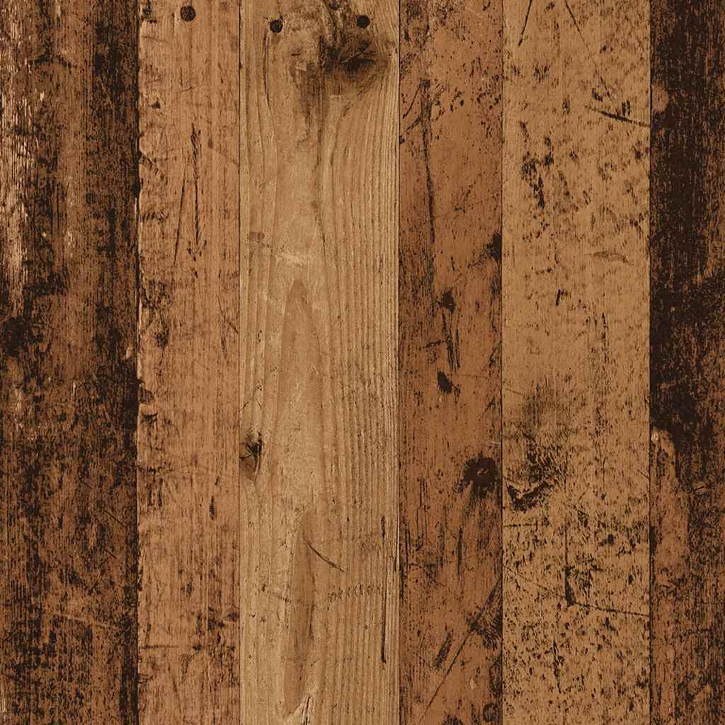 Badkamerspiegelkast 64x20x66,5 cm bewerkt hout oud houtkleurig