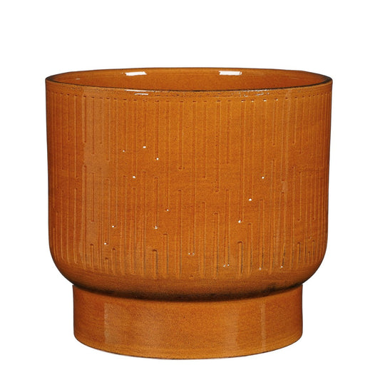 Thiago Bloempot - H23 x Ø26 cm - Terracotta - Oker