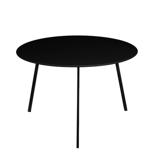 Table d'appoint Seatle pour Outside-H38 x &Oslash; 58 cm-Métal-Noir