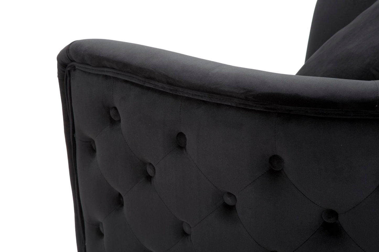 Mauro Ferretti ARMCHAIR BUCAREST BLACK CM 76x74x71