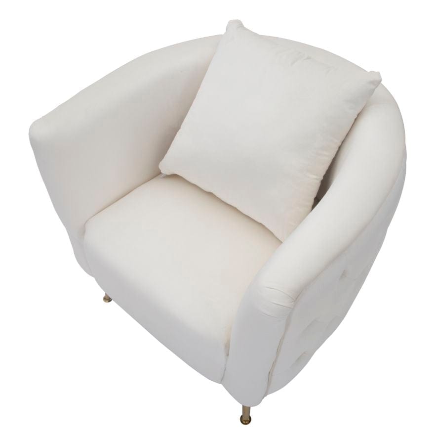 Mauro Ferretti ARMCHAIR BUCAREST CREMA CM 76X74X73