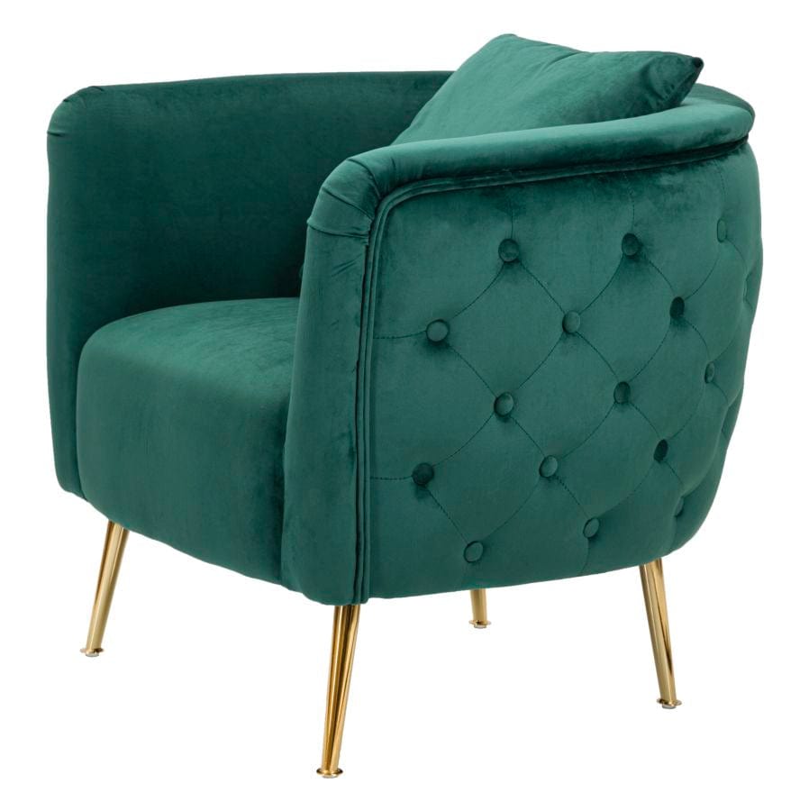 Mauro Ferretti ARMCHAIR BUCAREST GREEN CM 76X74X73