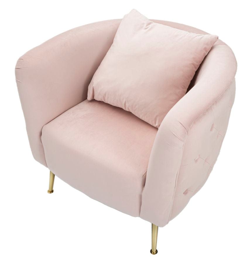 Mauro Ferretti ARMCHAIR BUCAREST PINK CM 76X74X73