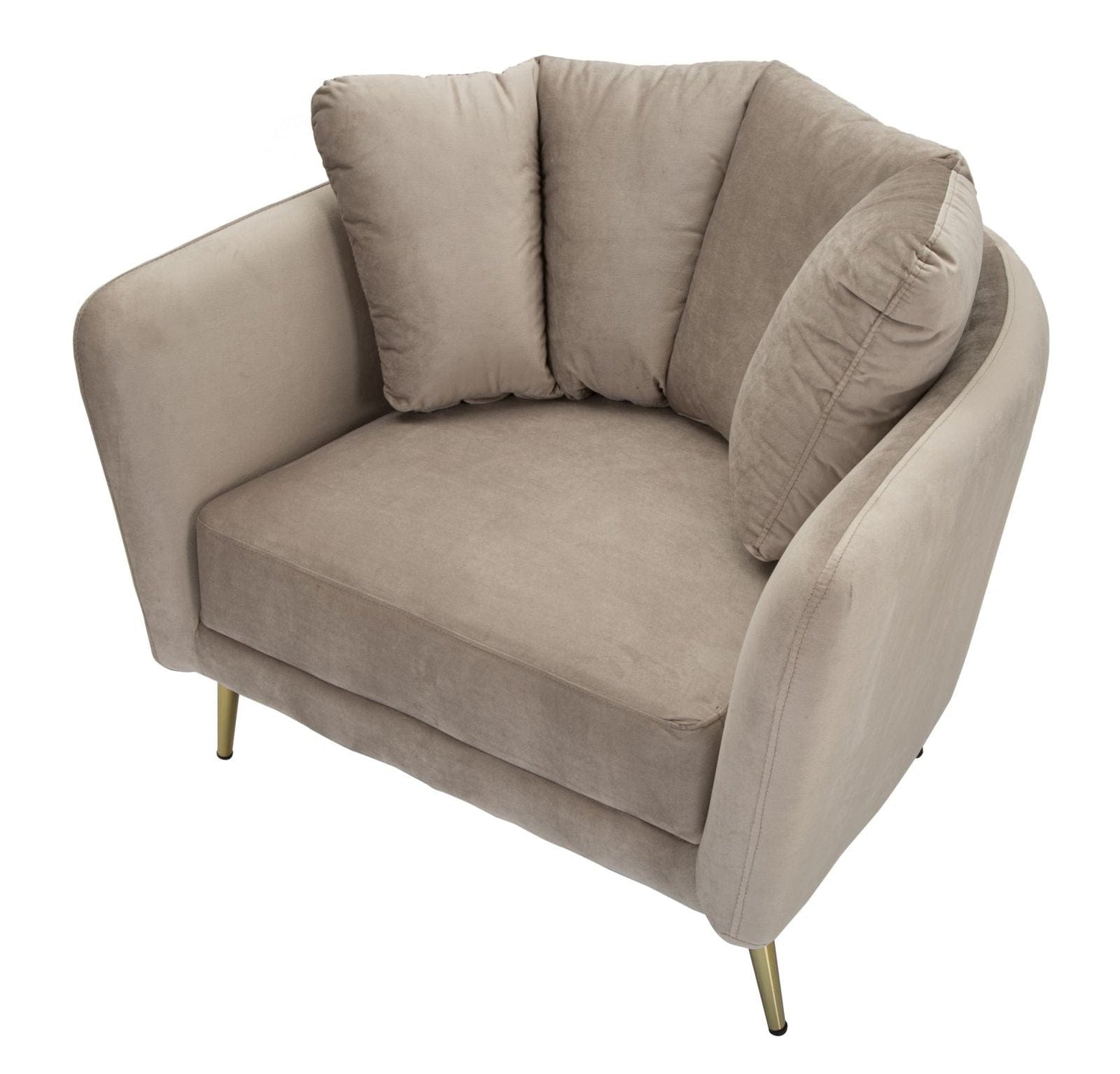 Mauro Ferretti ARMCHAIR KIEV GREY CM 88X77X74