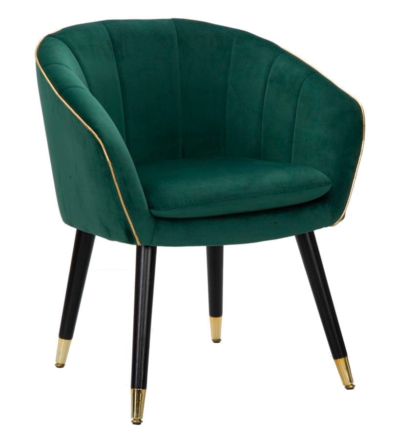 Mauro Ferretti ARMCHAIR PARIS VERDE/GOLD CM 62X58X78