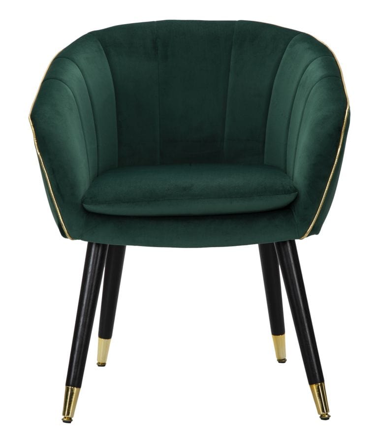 Mauro Ferretti ARMCHAIR PARIS VERDE/GOLD CM 62X58X78