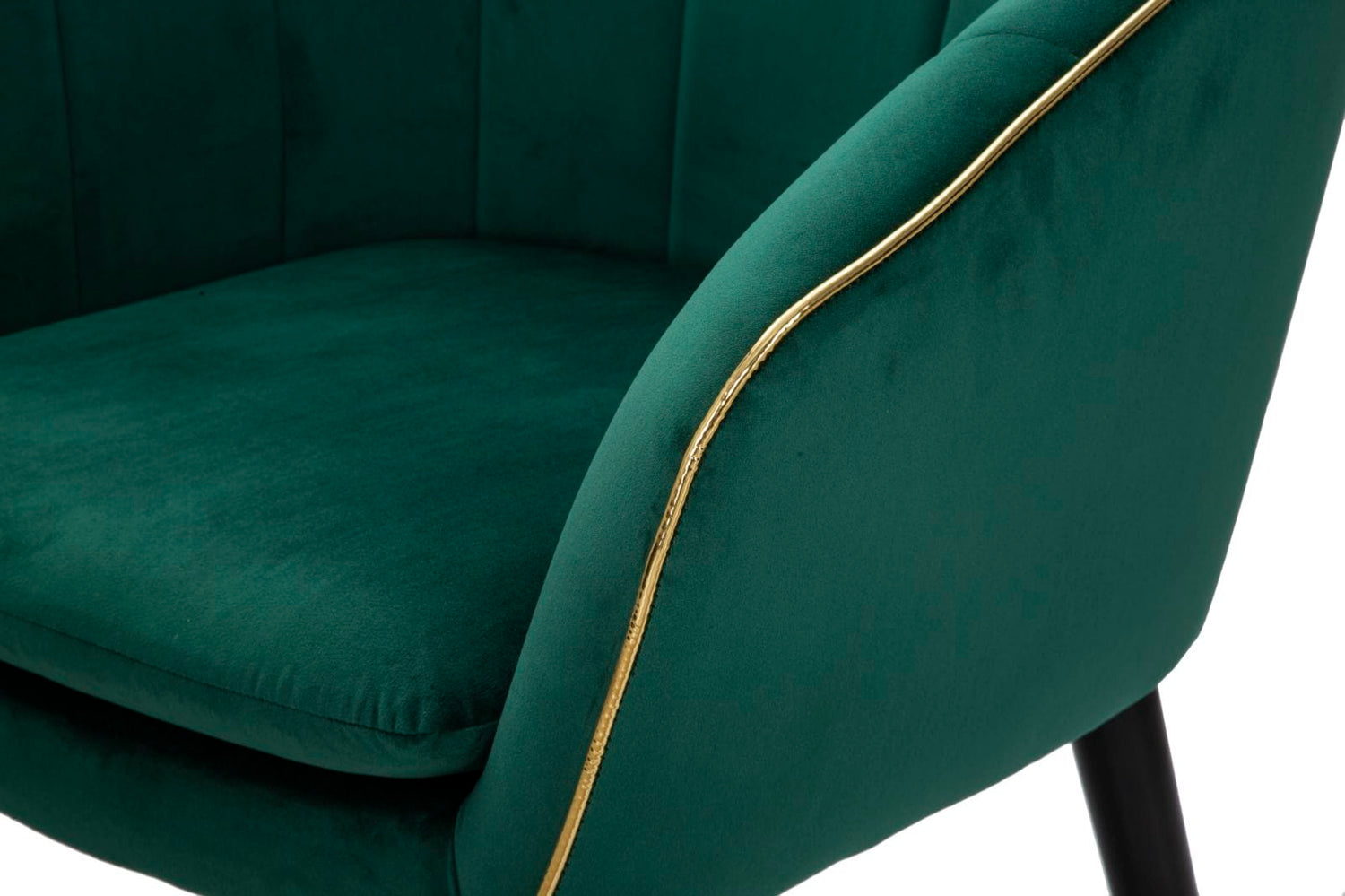 Mauro Ferretti ARMCHAIR PARIS VERDE/GOLD CM 62X58X78