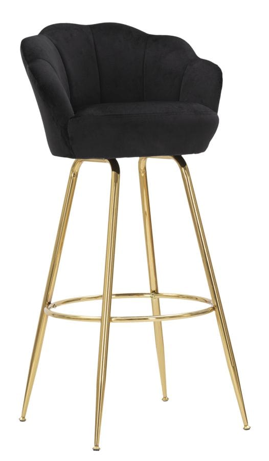 Mauro Ferretti BAR STOOL BAR VIENNA NERO CM 55X53X110