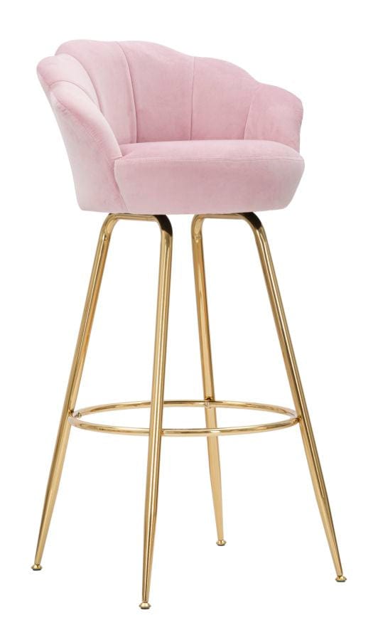 Mauro Ferretti BAR STOOL BAR VIENNA ROSA CM 55X53X110