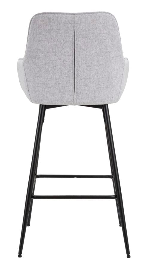 Mauro Ferretti BAR STOOL GREY SET 2 PCS CM 55X55X109