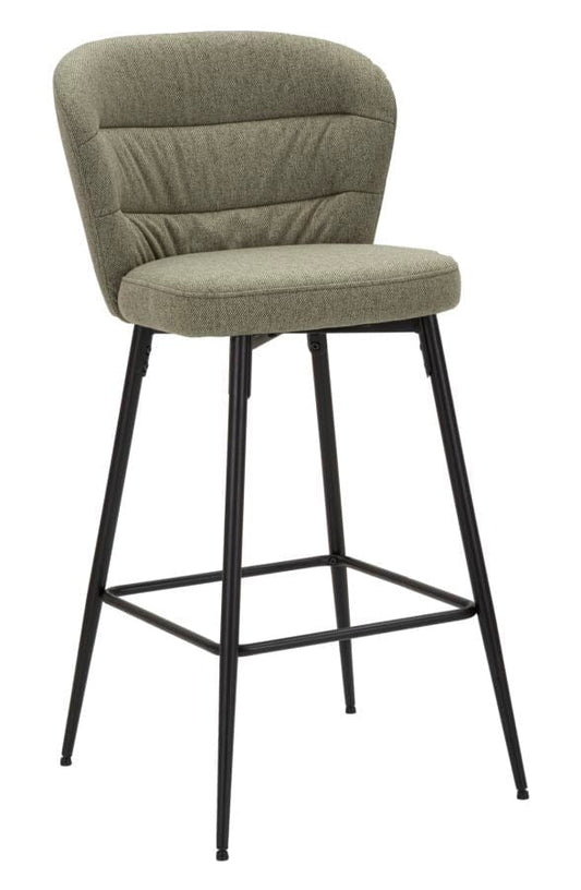 Mauro Ferretti BAR STOOL LOSANNA GREEN SET 2 PZ CM 52X59X108