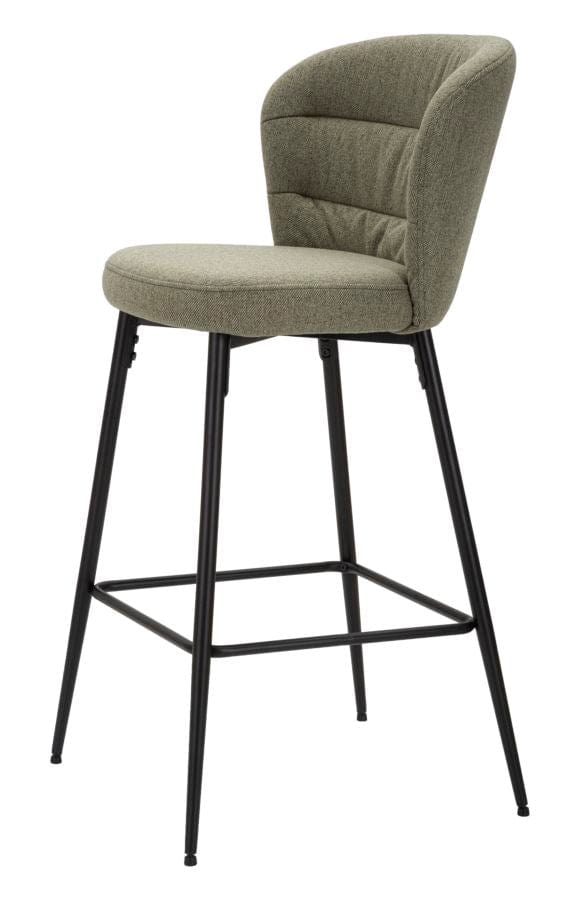 Mauro Ferretti BAR STOOL LOSANNA GREEN SET 2 PZ CM 52X59X108