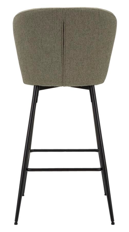 Mauro Ferretti BAR STOOL LOSANNA GREEN SET 2 PZ CM 52X59X108