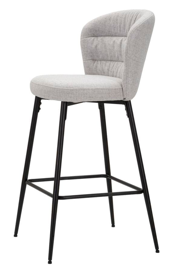 Mauro Ferretti BAR STOOL LOSANNA GREY SET 2 PZ CM 52X59X108