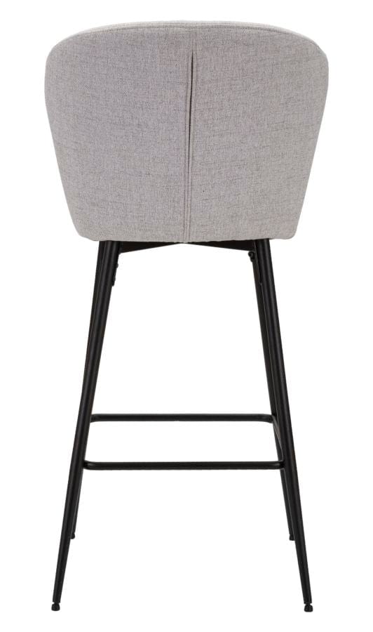 Mauro Ferretti BAR STOOL LOSANNA GREY SET 2 PZ CM 52X59X108