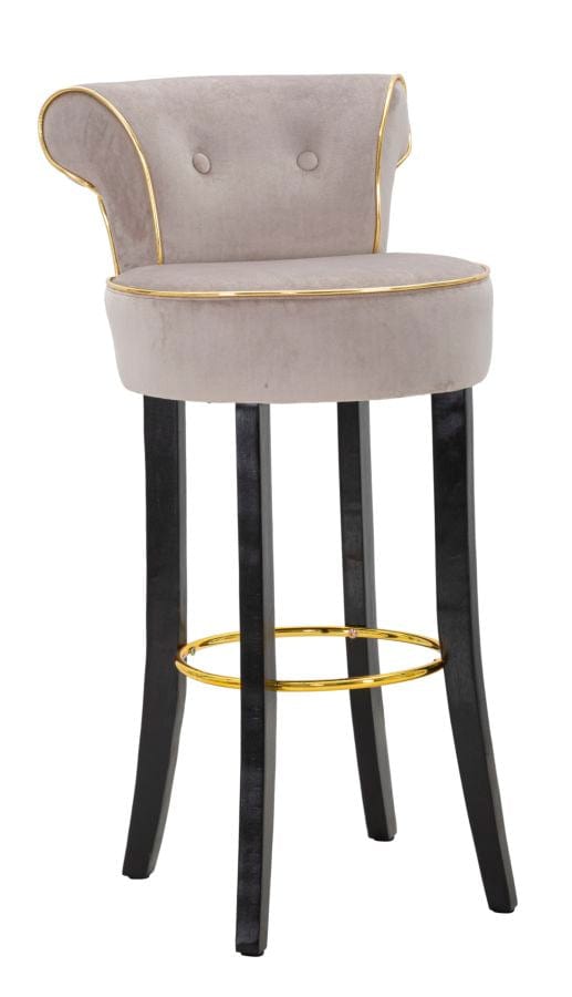 Mauro Ferretti BAR STOOL LUXY GREY CM 46X48X96