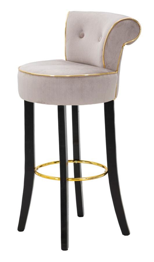 Mauro Ferretti BAR STOOL LUXY GREY CM 46X48X96