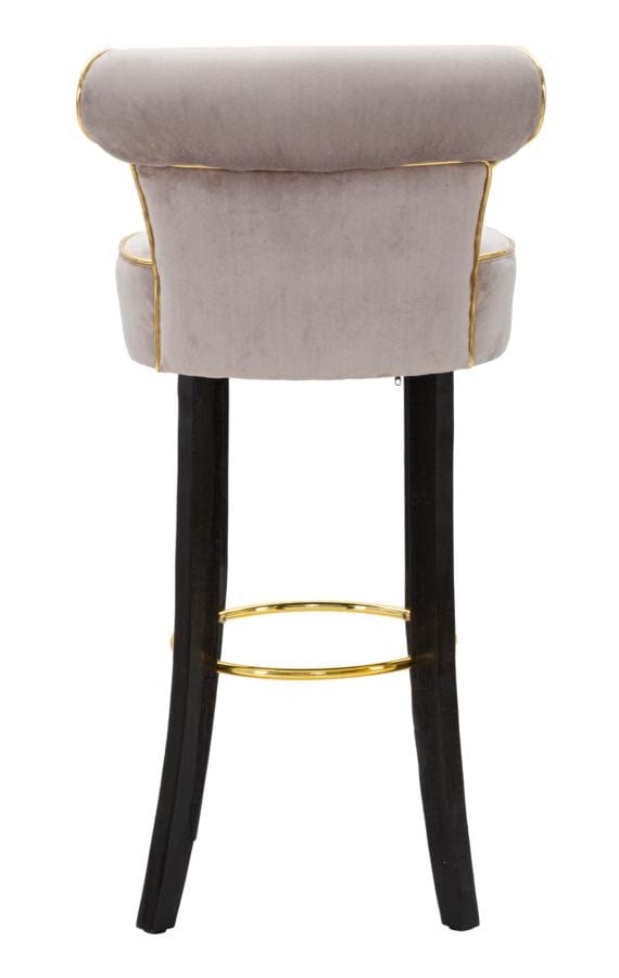 Mauro Ferretti BAR STOOL LUXY GREY CM 46X48X96