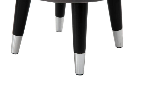 Mauro Ferretti BAR STOOL PARIS GRIGIO/SILVER CM Ø 35X40,5