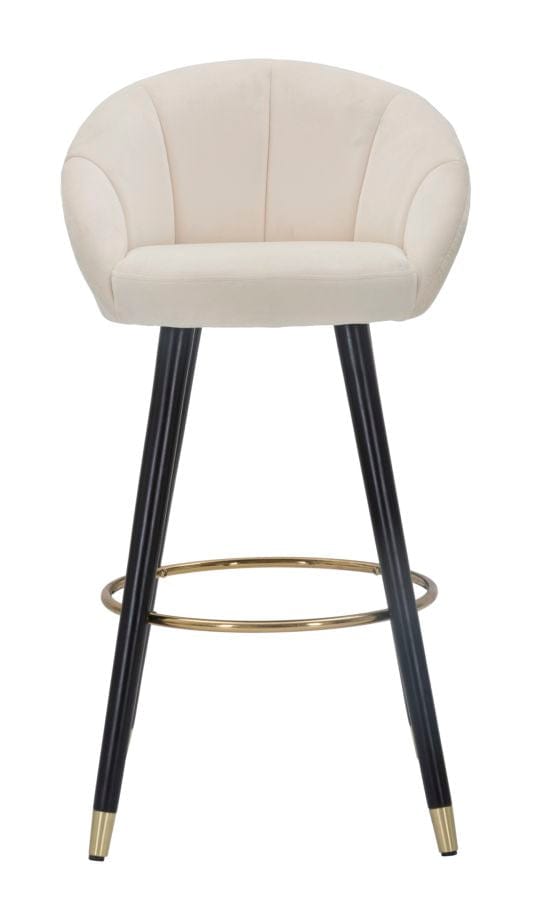 Mauro Ferretti BAR STOOL PRAGUE CREMA CM 55X56X104