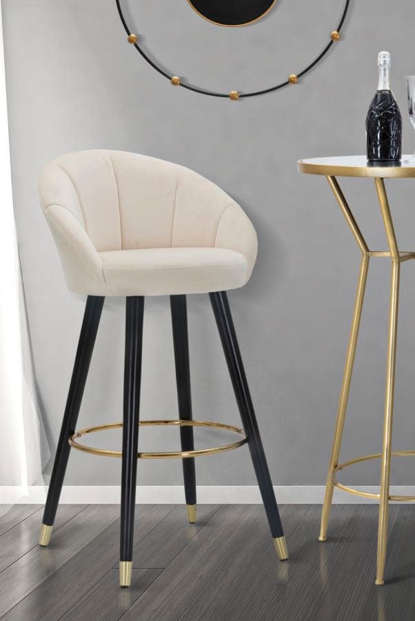 Mauro Ferretti BAR STOOL PRAGUE CREMA CM 55X56X104