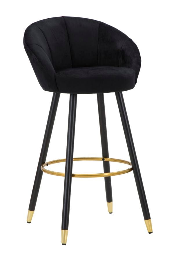 Mauro Ferretti BAR STOOL PRAGUE NERO CM 55X56X104