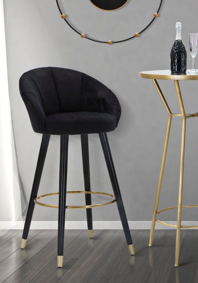 Mauro Ferretti BAR STOOL PRAGUE NERO CM 55X56X104