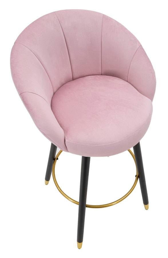 Mauro Ferretti BAR STOOL PRAGUE ROSA CM 55X56X104